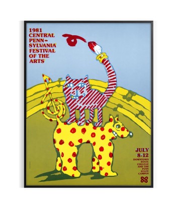 Festival Of Arts Vintage Poster france