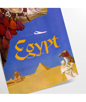 Fly Egypt Travel Poster de France