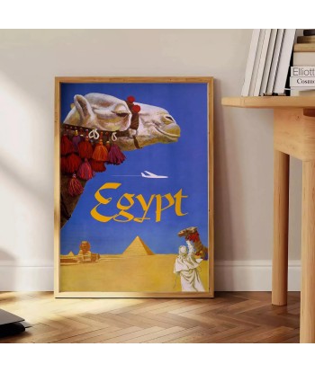 Fly Egypt Travel Poster de France