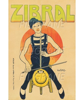 CIRQUE ZIBRAL CLOWN  Rxyg-POSTER/REPRODUCTION d1 AFFICHE VINTAGE outlet