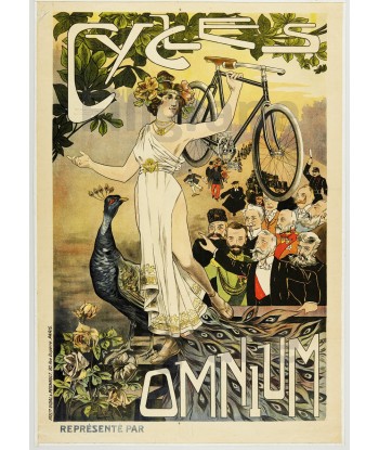 CYCLES OMNIUM Rzwy-POSTER/REPRODUCTION  d1 AFFICHE VINTAGE 50% de réduction en Octobre 2024