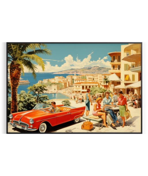 Hollydays Travel Poster Print la chaussure