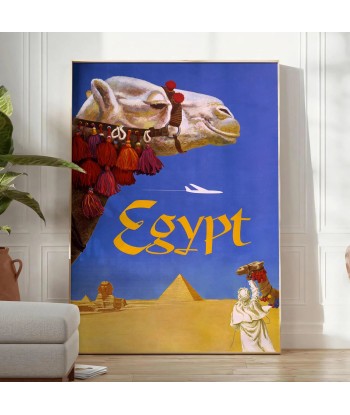 Fly Egypt Travel Poster de France