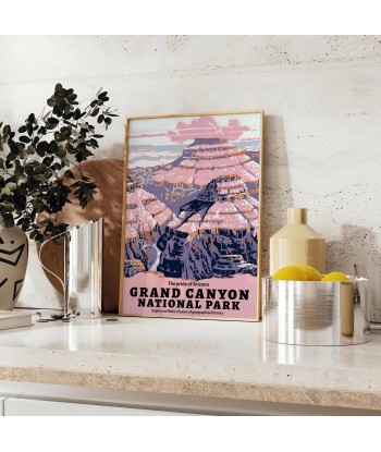 Grand Canyon National Park Travel Poster Print chez Cornerstreet bien 