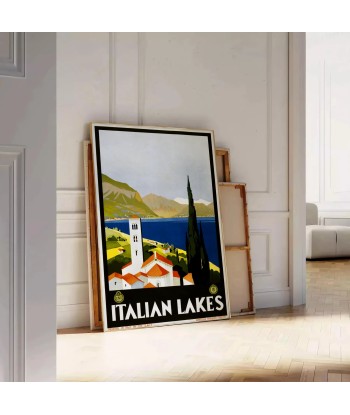 Italian Lakes Travel Poster Poster pas cher chine