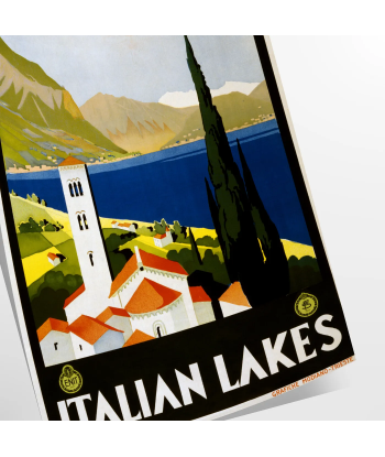 Italian Lakes Travel Poster Poster pas cher chine