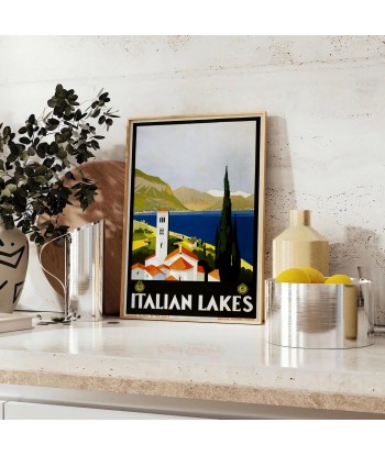 Italian Lakes Travel Poster Poster pas cher chine