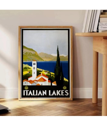 Italian Lakes Travel Poster Poster pas cher chine