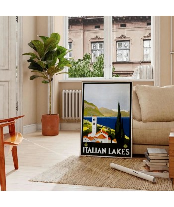 Italian Lakes Travel Poster Poster pas cher chine