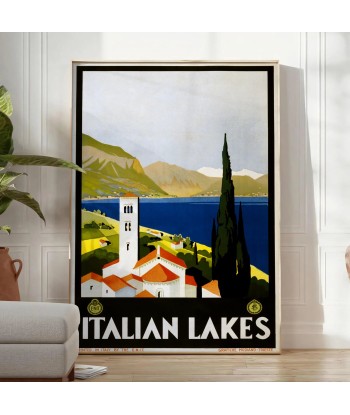 Italian Lakes Travel Poster Poster pas cher chine