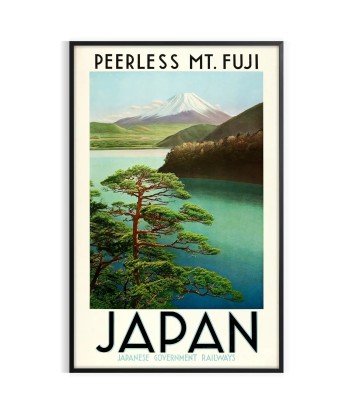 Japan Mont Fuji Travel Poster Wall Art en linge