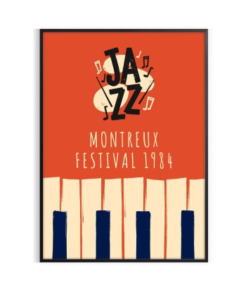 Jazz Festival Music Art Print Paris Déstockage Promo