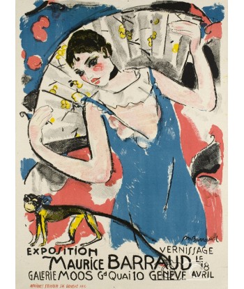 EXPO Maurice BARRAUD Rogx-POSTER/REPRODUCTION  d1 AFFICHE VINTAGE solde