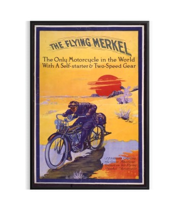 Moto Travel Poster Poster l'évolution des habitudes 