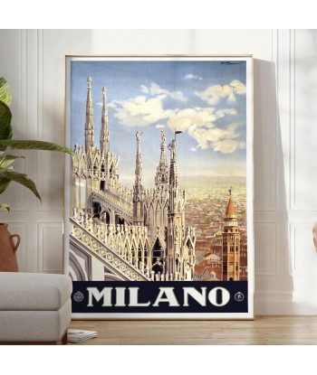 Milano Travel Poster Art prix