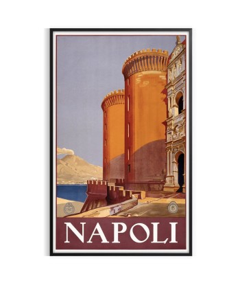 Napoli Travel Poster Poster Amélioration de cerveau avec