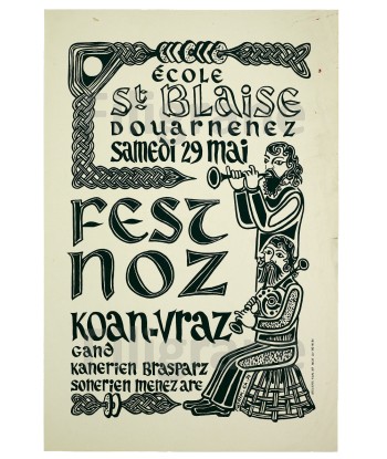 FEST NOZ DOUARNENEZ Rmwh-POSTER/REPRODUCTION  d1 AFFICHE VINTAGE soldes