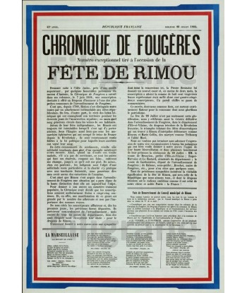 FêTE DE RIMOU 1884 Rxgq-POSTER/REPRODUCTION  d1 AFFICHE VINTAGE shop