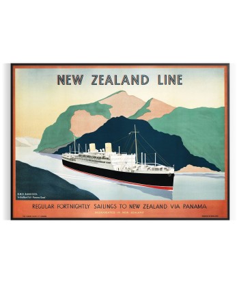 New Zealand Travel Poster Art Print du meilleur 