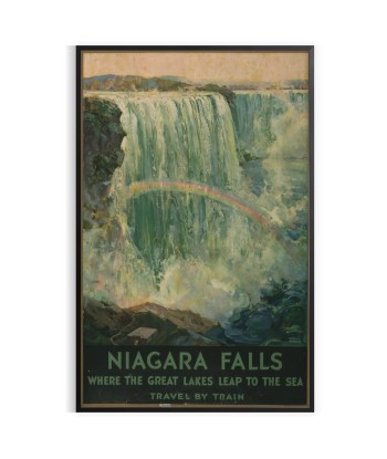 Niagara Falls America Travel Poster Wall Art livraison gratuite