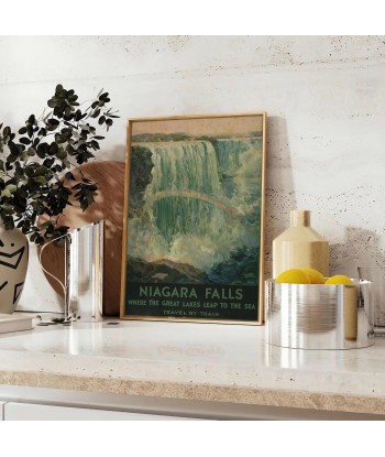 Niagara Falls America Travel Poster Wall Art livraison gratuite