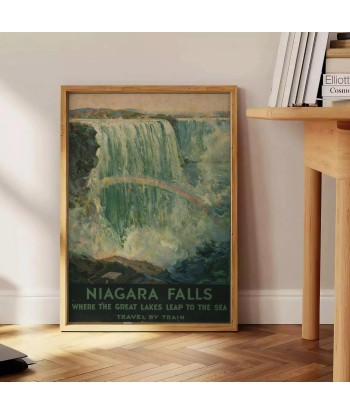 Niagara Falls America Travel Poster Wall Art livraison gratuite