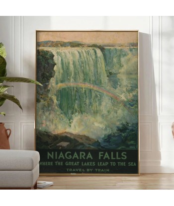 Niagara Falls America Travel Poster Wall Art livraison gratuite