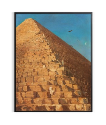 Pyramid Vintage Art Print pas cheres