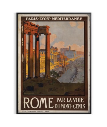 Rome Travel Poster Art Print la chaussure