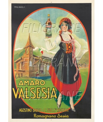 PUB AMARO VALSESIA Rnou-POSTER/REPRODUCTION d1 AFFICHE VINTAGE online