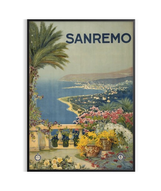 Sanremo Italy Travel Poster Poster sélection de produits