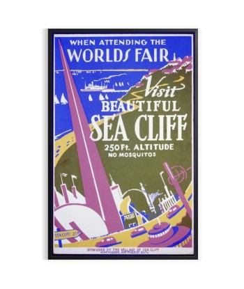 Sea Cliff Travel Poster Wall Print de l' environnement