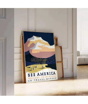 See America Travel Poster Art Print 1 de votre