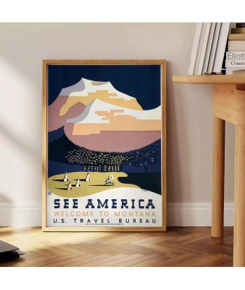 See America Travel Poster Art Print 1 de votre