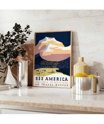 See America Travel Poster Art Print 1 de votre