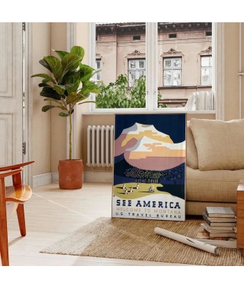 See America Travel Poster Art Print 1 de votre