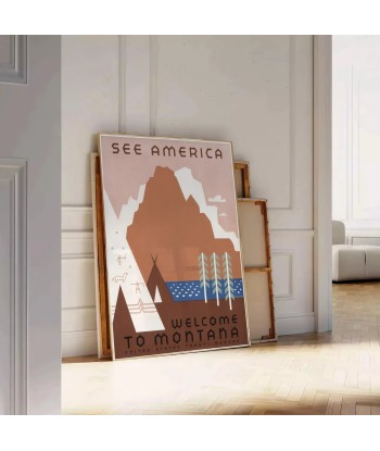 See America Travel Poster Poster Toutes les collections ici