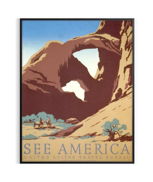 See America Travel Poster Print 1 pas cher 