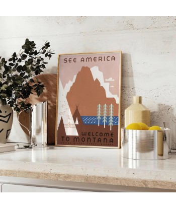 See America Travel Poster Poster Toutes les collections ici