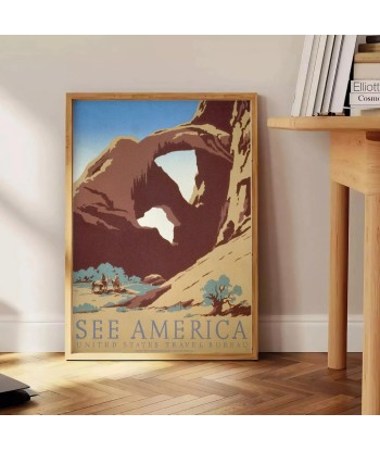 See America Travel Poster Print 1 pas cher 