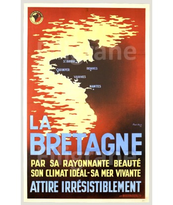 LA BRETAGNE Rzmn-POSTER/REPRODUCTION  d1 AFFICHE VINTAGE Toutes les collections ici