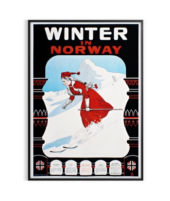 Ski Travel Poster Print 1 commande en ligne