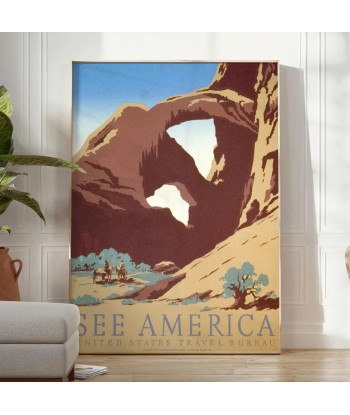 See America Travel Poster Print 1 pas cher 