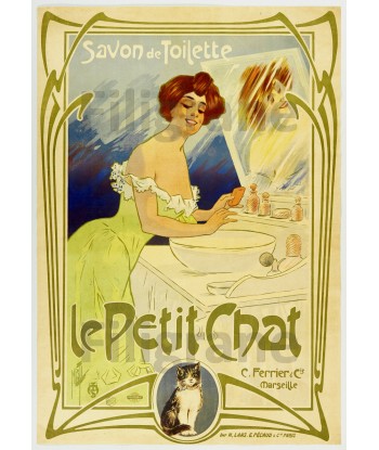 LE PETIT CHAT SAVON Rsal-POSTER/REPRODUCTION  d1 AFFICHE VINTAGE vente chaude votre 