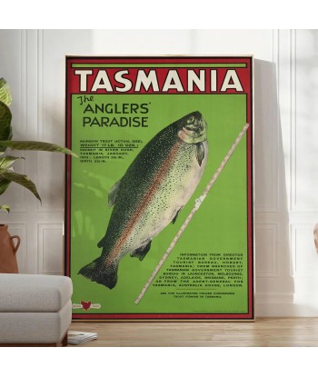 Tasmania Travel Poster Art Print pour bénéficier 