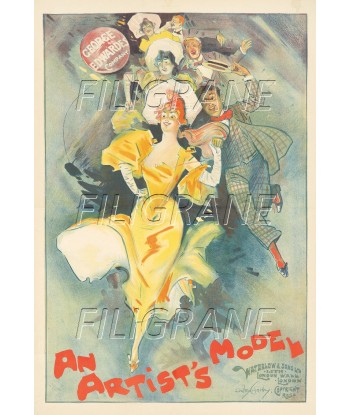 SPECTACLE AN ARTIST'S MODEL Rzgp-POSTER/REPRODUCTION d1 AFFICHE VINTAGE acheter