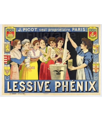 LESSIVE PHéNIX PUBLICITé Rdkr-POSTER/REPRODUCTION  d1 AFFICHE VINTAGE pas cher chine