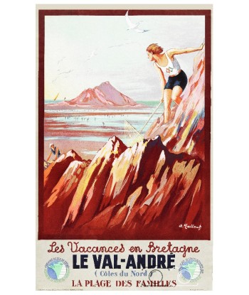 LE VAL ANDRé BRETAGNE Rfhz-POSTER/REPRODUCTION  d1 AFFICHE VINTAGE commande en ligne