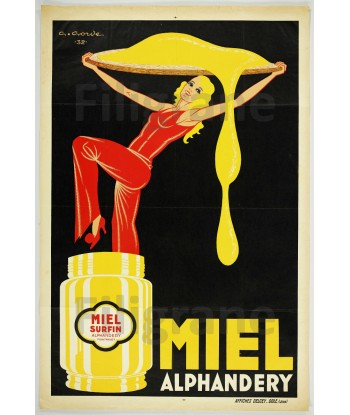 MIEL ALPHANDERY Ragr-POSTER/REPRODUCTION  d1 AFFICHE VINTAGE Toutes les collections ici