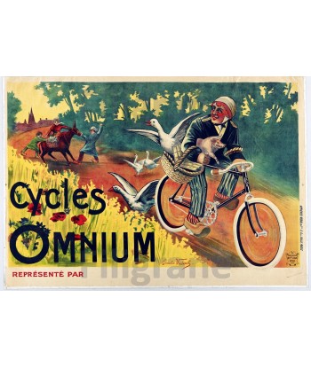 OMNIUM VéLO/CYCLES Rken-POSTER/REPRODUCTION  d1 AFFICHE VINTAGE À commander